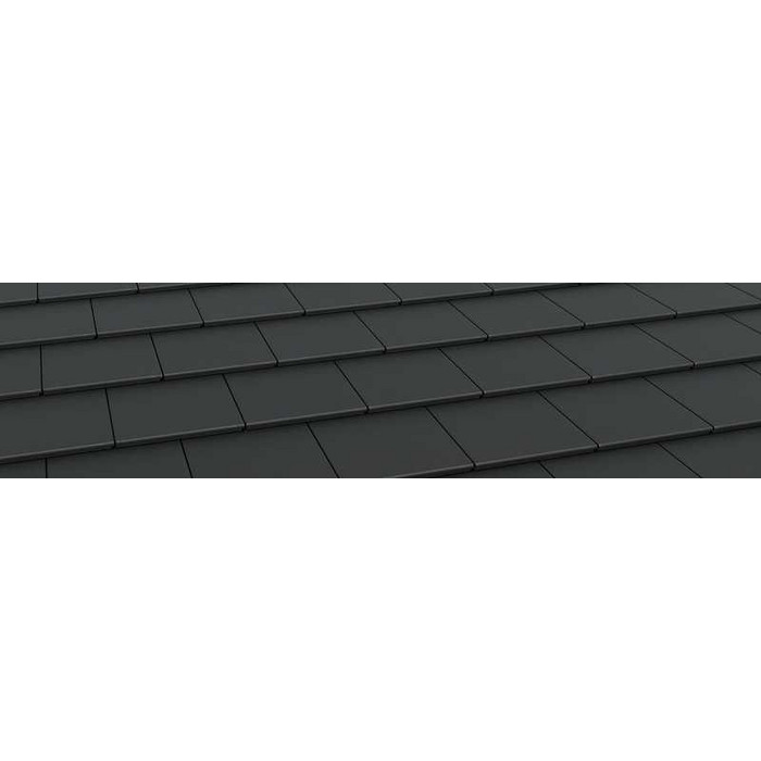 Цементно-песчаная черепица Braas Тевива Черный